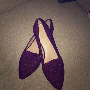 Ann Marino purple Suede flats